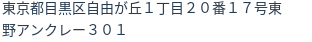住所（登記所在地）