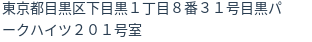 住所(登記所在地)