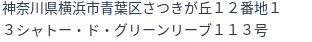 住所（登記所在地）