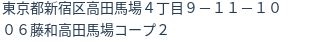 住所（登記所在地）