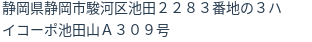 住所（登記所在地）