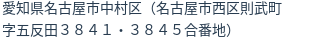 住所（登記所在地）