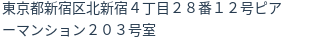 住所（登記所在地）