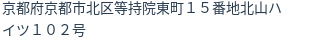 住所（登記所在地）