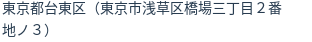 住所(登記所在地)