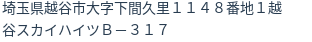 住所(登記所在地)