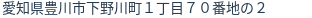 住所(登記所在地)