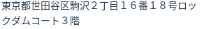 住所(登記所在地)