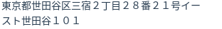 住所（登記所在地）