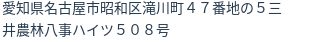 住所(登記所在地)