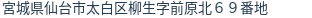 住所（登記所在地）