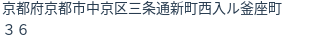 住所(登記所在地)