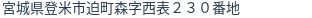 住所（登記所在地）