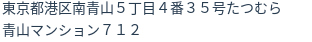 住所(登記所在地)