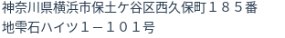 住所(登記所在地)