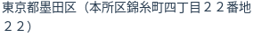 住所(登記所在地)