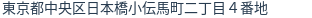 住所（登記所在地）
