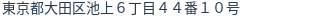 住所(登記所在地)
