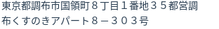 住所（登記所在地）