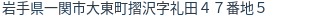 住所(登記所在地)