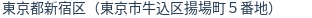 住所(登記所在地)