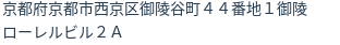 住所（登記所在地）