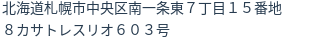 住所（登記所在地）