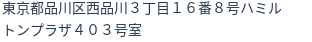 住所（登記所在地）