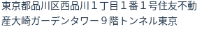 住所(登記所在地)