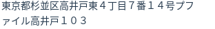 住所(登記所在地)