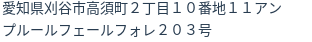 住所(登記所在地)