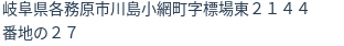 住所（登記所在地）