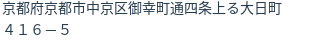 住所(登記所在地)