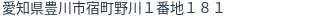 住所(登記所在地)