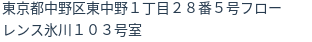 住所(登記所在地)