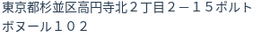 住所(登記所在地)