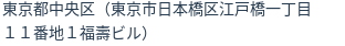 住所(登記所在地)
