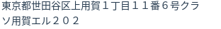 住所(登記所在地)