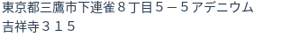 住所（登記所在地）