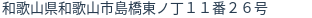 住所（登記所在地）