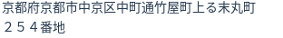 住所（登記所在地）