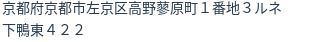 住所（登記所在地）