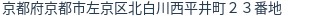住所(登記所在地)