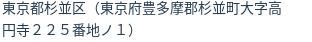 住所（登記所在地）
