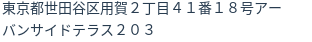 住所(登記所在地)