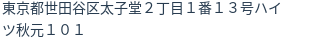 住所（登記所在地）