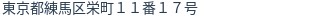 住所（登記所在地）