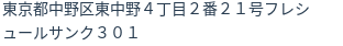 住所(登記所在地)
