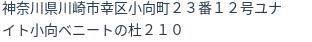 住所(登記所在地)
