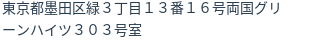 住所(登記所在地)
